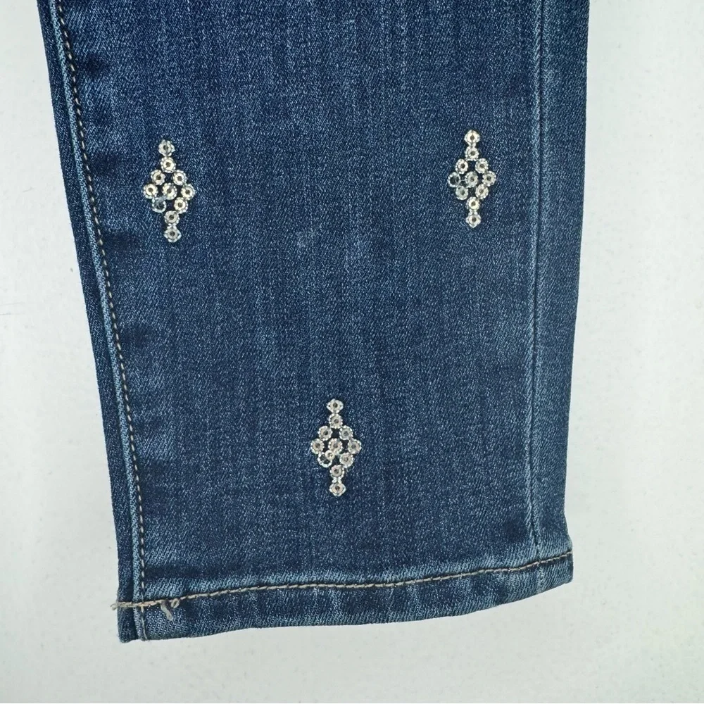 Sundance Primrose sequin embellished skinny Denim jeans Women’s 26 - Picture 6 of 8